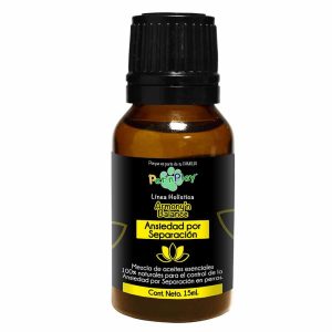 Mezcla de Aceites Esenciales para Ansiedad por Separación en Perros 15ml