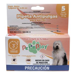 Pipeta Antipulgas y Garrapatas para Perros Más de 40kg