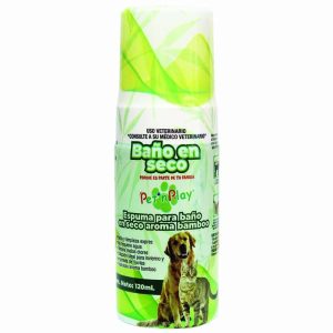 Espuma Para Baño en Seco Para Perros y Gatos, Bamboo 120ml
