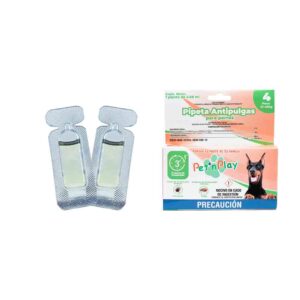 2 Pack Pipeta Antipulgas y Garrapatas Para Perros de 21 a 40Kg